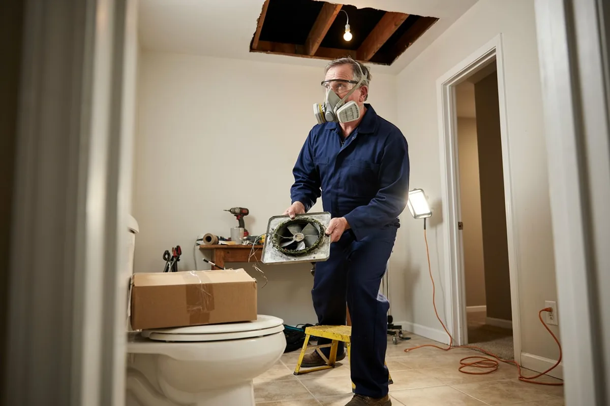 Bathroom mold removal in Gulfport, MS